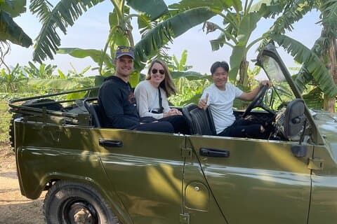 Hanoi Jeep and Walking Private Tour Experience
