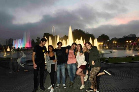 Magic Water Circuit Lima Nachttour im Panoramabus