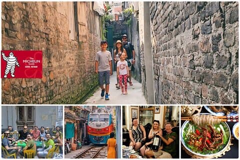 Hanoï Visite à pied et train-rue de la cuisine de rue étoilée Michelin