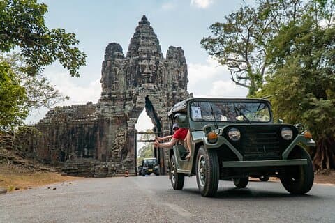 Angkor Templos Jeep Tour / SUV coche disponible
