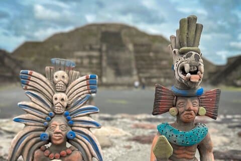 CDMX para La GRUTA Rest. para as Pirâmides de Teotihuacan, PRIVADO (VIP)