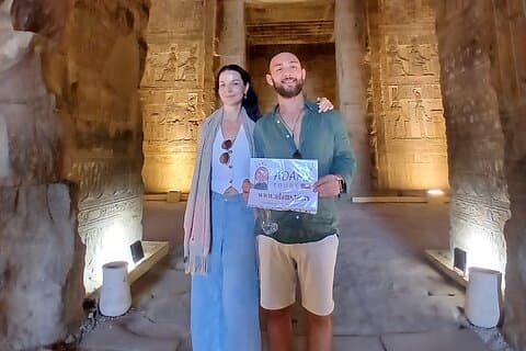 Dendera e Abydos da Hurghada tour privato di un giorno