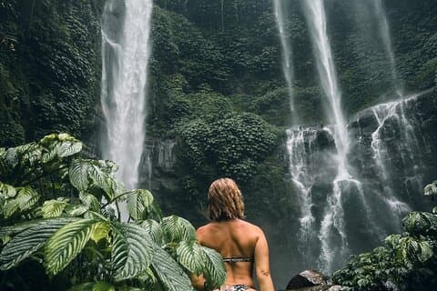 North Bali Sekumpul Waterfalls Trekking&Ulun Danu Beratan Tample