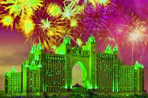 New Years Dubai 2026 Bateau privé - Feux d'artifice Atlantis - 20 Pax