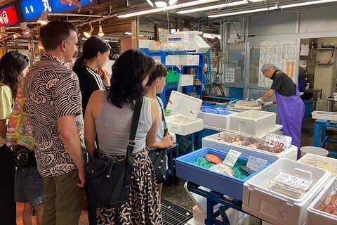 Learn Sushi-grade fish with a licensed guide @Yokohama fishmarket