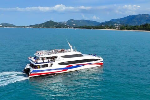 Koh Phangan til Krabi Hassle Gratis katamaran- og bustransport