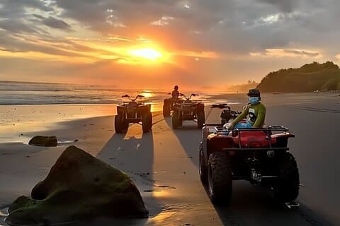 Bali ATV tur på stranden, Rice Field og landsby tur 2 timer