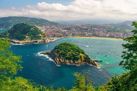 Privat transfer från Bordeaux till San Sebastian, stopp i Hendaye