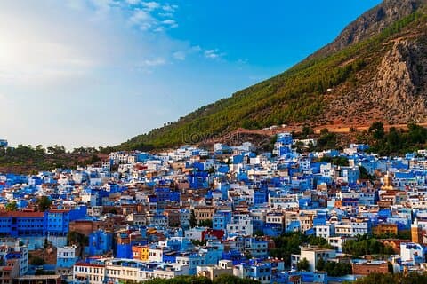 Chefchaouen privé vanuit Tanger Luxe comfort en ontdekking