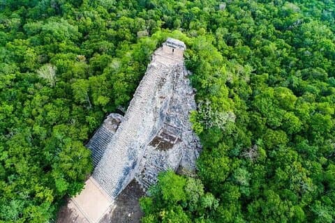 Excursion privée des ruines de Coba Maya au départ de Riviera Maya