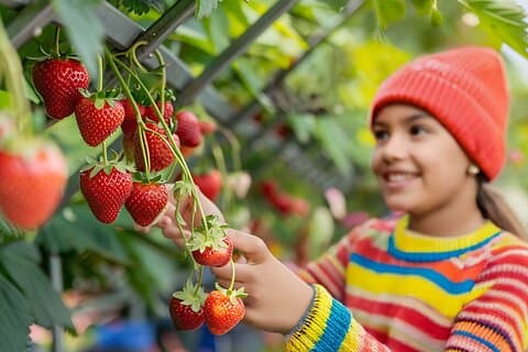 Full Day Strawberry Picking and Rail Bike in Nami Island