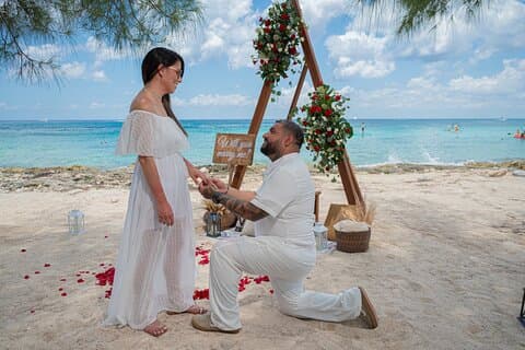 Romantischer Vorschlag All-Inclusive-Erlebnis