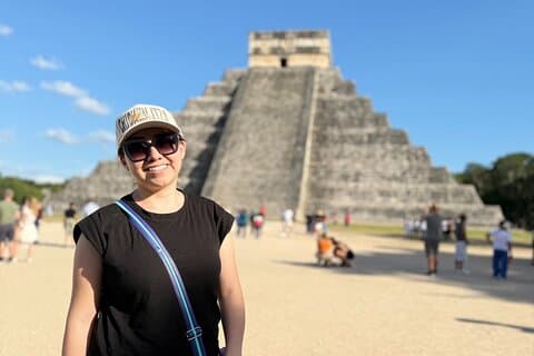 Chichen Itza Day Tour med buffet lunsj og cenote svømming