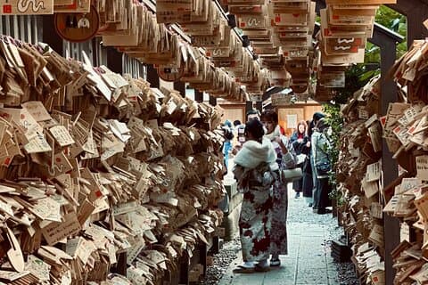 Tour culturale di Kawagoe, kimono, risciò, sakè e sapori locali