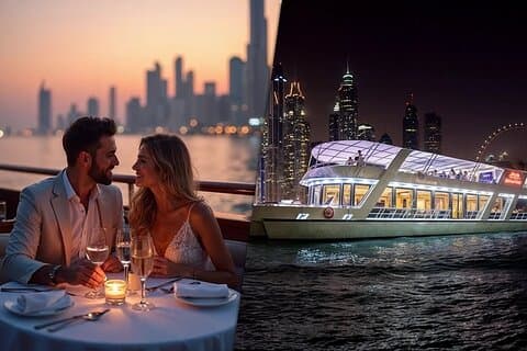 Dubai Marina kryssningsmiddag