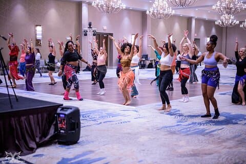 Clase de danza del vientre Actividad