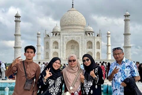 Privat samma dag Taj Mahal & Agra Fort Tour från Jaipur med bil