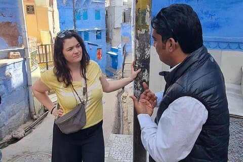 Tour privado a pie por el patrimonio de la ciudad azul de Jodhpur