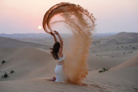 Morning/Afternoon Private Desert Safari, Camel Ride & Sand board
