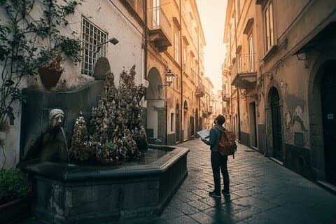 Självguidad rundvandring i Amalfi med frågesporter