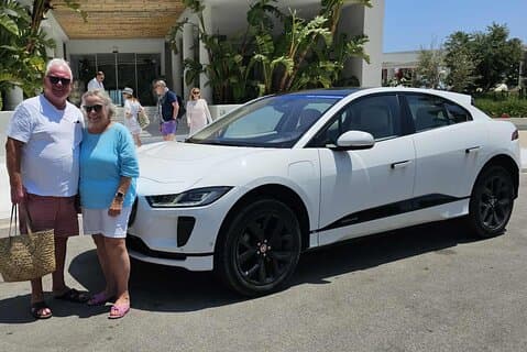 Jaguar I Pace Experience Explore Kos Luxury Private Tour