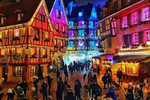 From Basel: Colmar Christmas Market & Wine Tasting Private Tour