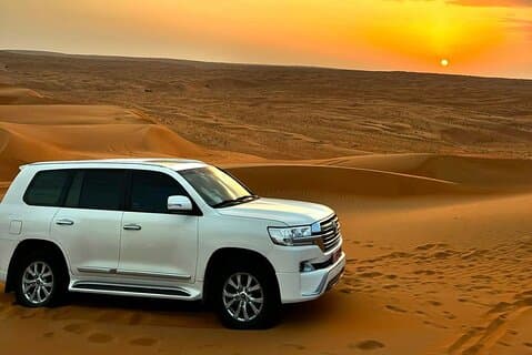 Ørkensafari i Empty Quarter med tysktalende guide