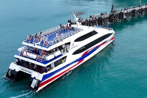 Smooth Koh Samui to Krabi Catamaran and Bus or Van Transfer