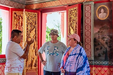 Khao Lak Temple, Turtle Center & Bamboo Rafting from Phuket