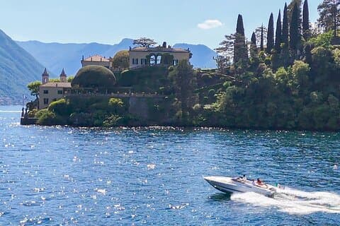 Lago de Como Private 3H Boat Tour Villas e vistas deslumbrantes