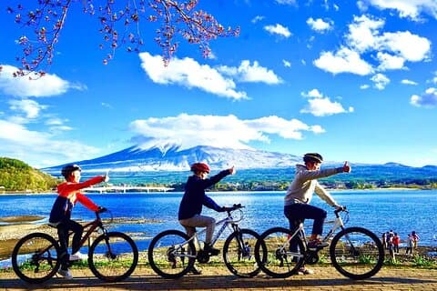 Berg Fuji Twin Lakes Radfahren Abenteuer Landschaft Spots & Freizeit Fahrt