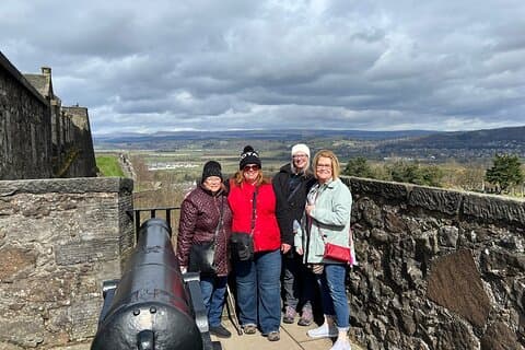 Semi privat tur til Stirling Castle Trossachs og Loch Lomond