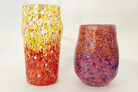 Classe de soufflage de verre de vin de pinte ou de tige de 2 heures