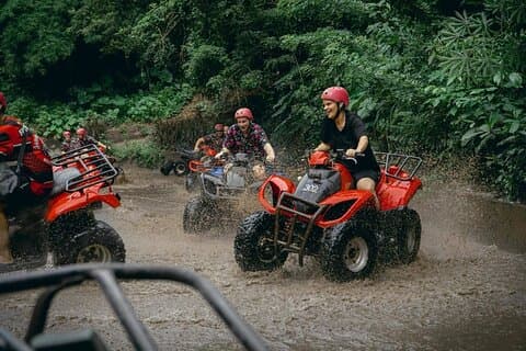 Bali ATV (Quad Bike) + Rafting con pranzo + Tour delle piantagioni di caffè