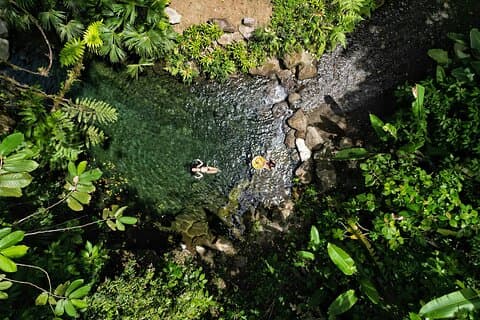 Sorgenti naturali di Kuru: sorgenti e sentieri nella giungla