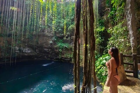 Suytun & Ikkil Cenote com Chichen Itza Mayan Tour saindo de Tulum