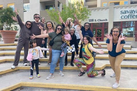 Silent Disco Adventure gjennom Tucson