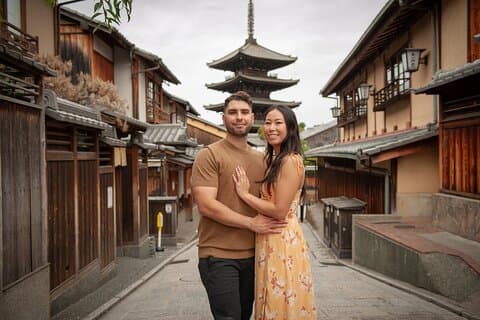 En privat guidet fotografering i vakker Kyoto av en proff