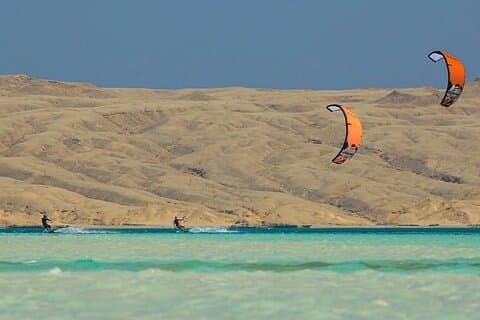 3 - Hour kite surfing i Hurghada