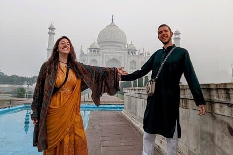 Excursion de 1 jour à Jaipur et 1 jour au Taj Mahal avec Guide