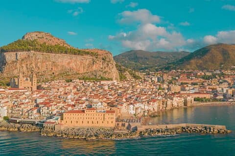 Excursion d'une journée à Cefalù et Monreale avec excursion en bateau en option