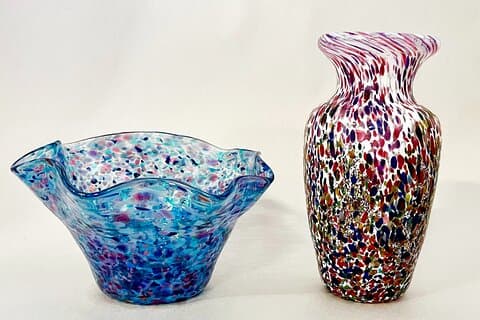2 Hours Shared Floppy Bowl or Vase Glass Blowing Class