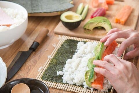 Asian Fusion Sushi Class in Baltimore (4-Course Menu)