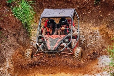Bali UTV Buggy y Rafting Combo con traslado privado y almuerzo