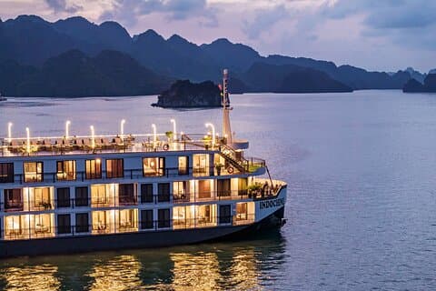 Halong & Lan Ha Bay Indochine Cruise – luksus 2D1N med balkon