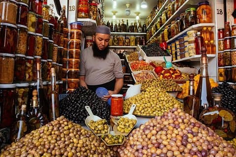 Tour gastronómico privado en bicicleta Marrakech E