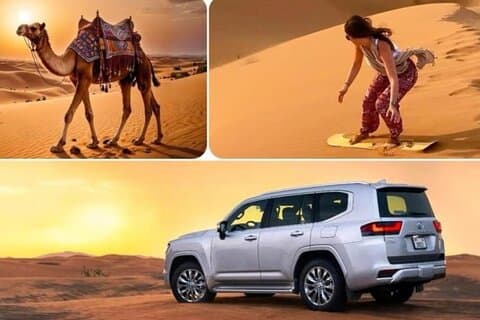 Qatar : Safari Premium dans le désert avec balade à dos de chameau et bain de dunes