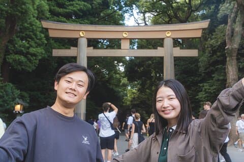 Tokyo: Privat Meiji helgedom och Harajuku vandringstur