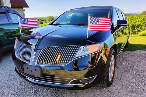 MOVIE STARS Lincoln MKT Limousine Traverse City Wedding Shuttle