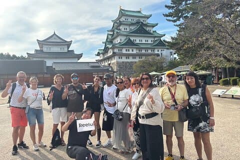 名護屋城と郷土の味侍物語と屋台グルメ散歩